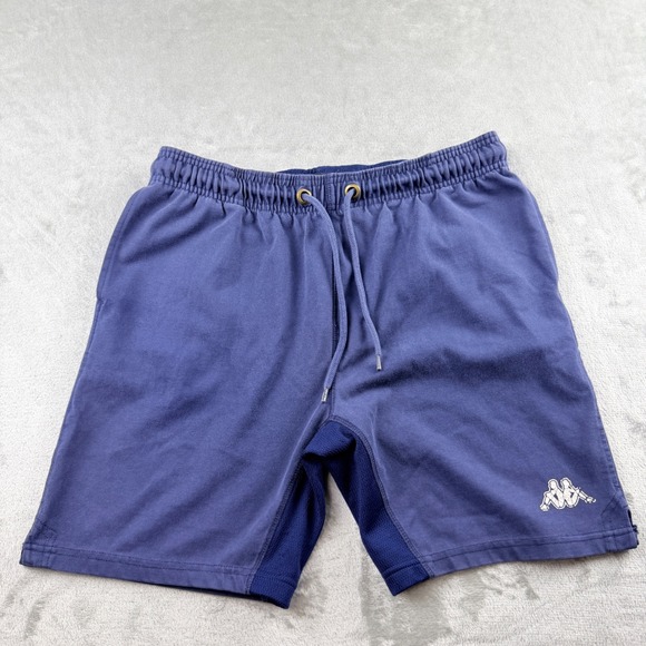 Kappa Pants - Kappa Women's Small Active Shorts Blue Mesh Trim Logo